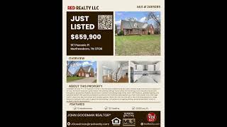 For Sale: 917 Peconic Place, Murfreesboro, TN 37130 For Sale: 917 Peconic Place, Murfreesboro, TN 37130