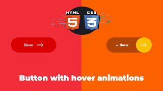 Make A Simple Button With Hover Animations - Html Css Scss