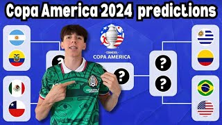 My COPA AMÉRICA 2024 predictions…