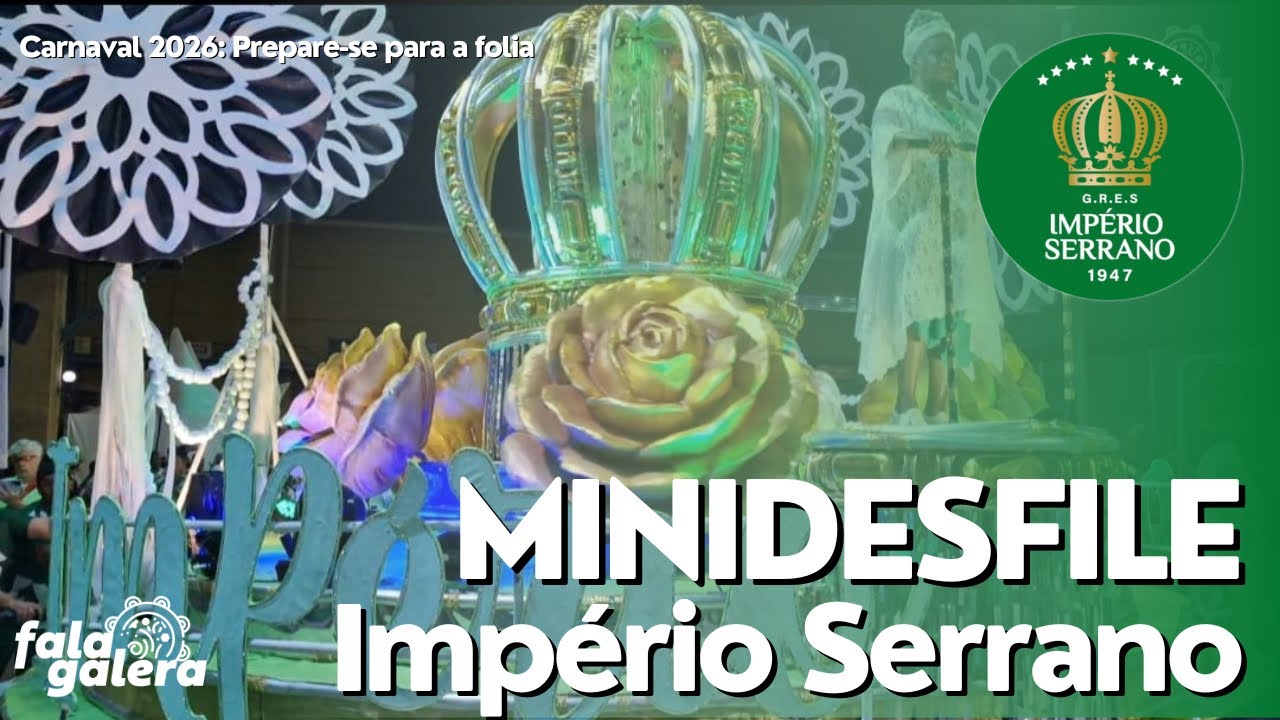 IMPÉRIO SERRANO 2026 | MINIDESFILE NA CIDADE DO SAMBA 