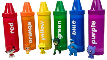 Rainbow Balls and Cups - Learn Colors, Numbers, and Spanish Words for Toddlers and Babies!