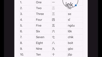 ｜Ep1｜Teochew language，潮州話，數一到十，about  number one to ten in teochew language