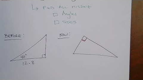 Pre Calc   Trig   Solving Triangles part 2 video 1