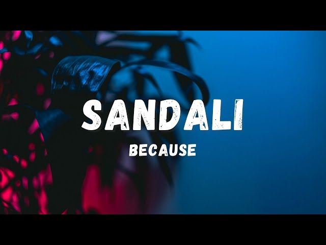 Because - Sandali (Lyrics) | Lyric Zone class=
