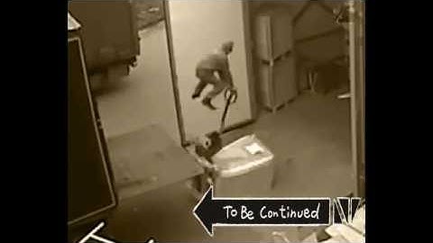 How not to unload a truck - jojo flies through the air