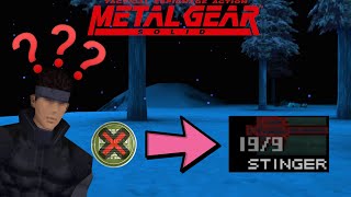 The Metal Gear Solid Item Randomizer - No Rations Edition