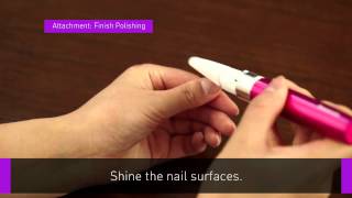 Buffing bare nails for a pro-like finish|Panasonic Beauty ES-WC20