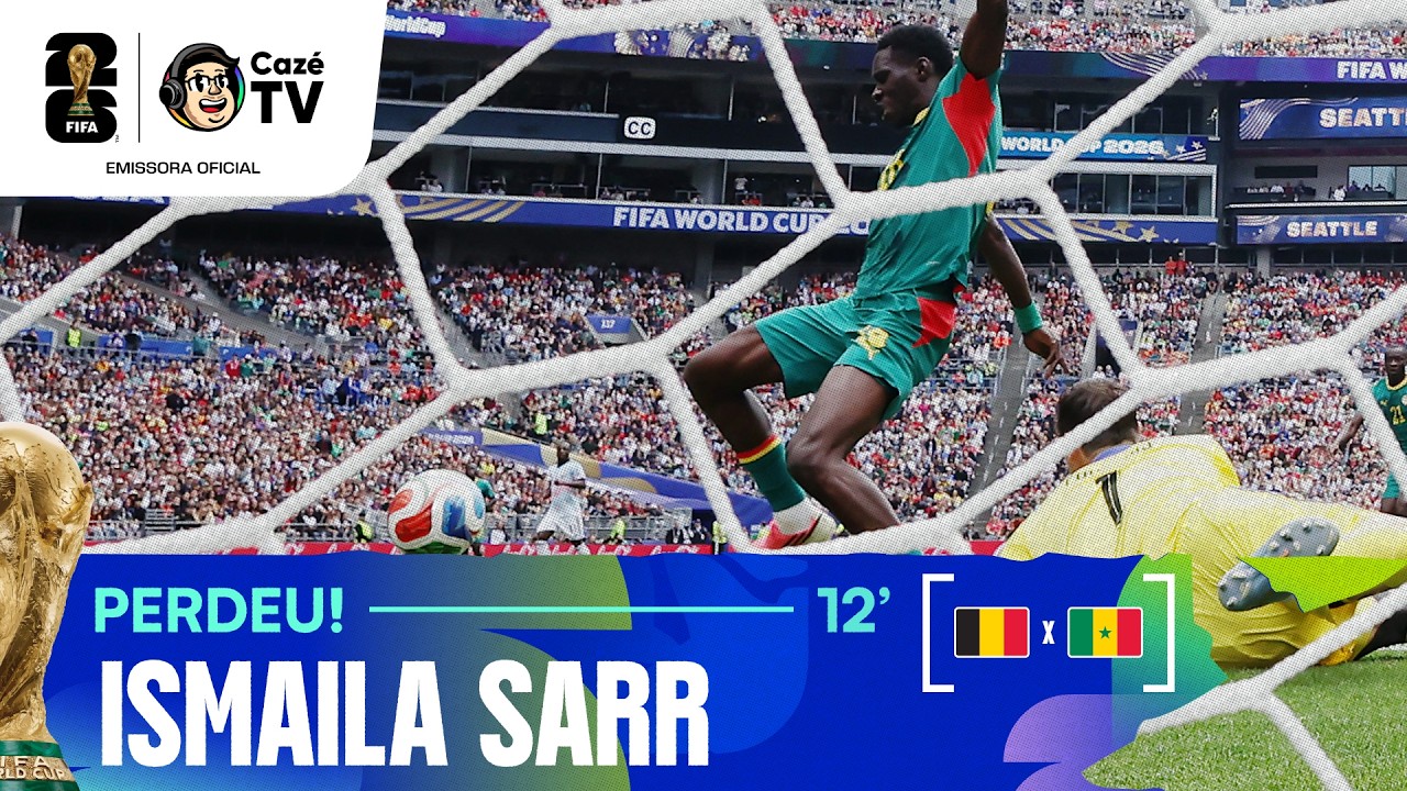 INACREDITÁVEL! COURTOIS DESVIA E SARR PERDE A CHANCE DE ABRIR O PLACAR PARA SENEGAL