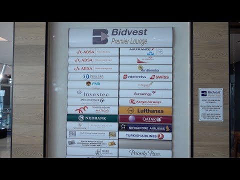 BIDVEST LOUNGE TOUR - Cape Town International Airport, South Africa