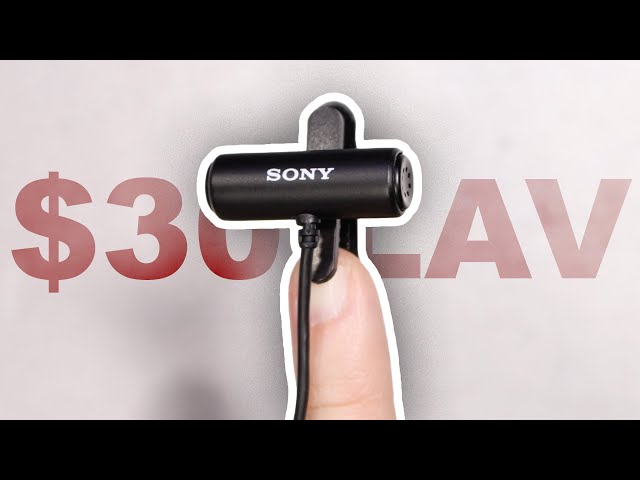 Sony ECM-LV1 Lav Mic Review & Test (vs. BY-M1, MVL, Go Mic) class=