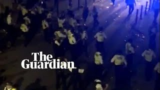 Police Officers Attacked And Cars Smashed In Illegal Brixton Street Party Clashes