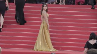 Caylee Cowan looks stunning on the red carpet in Cannes