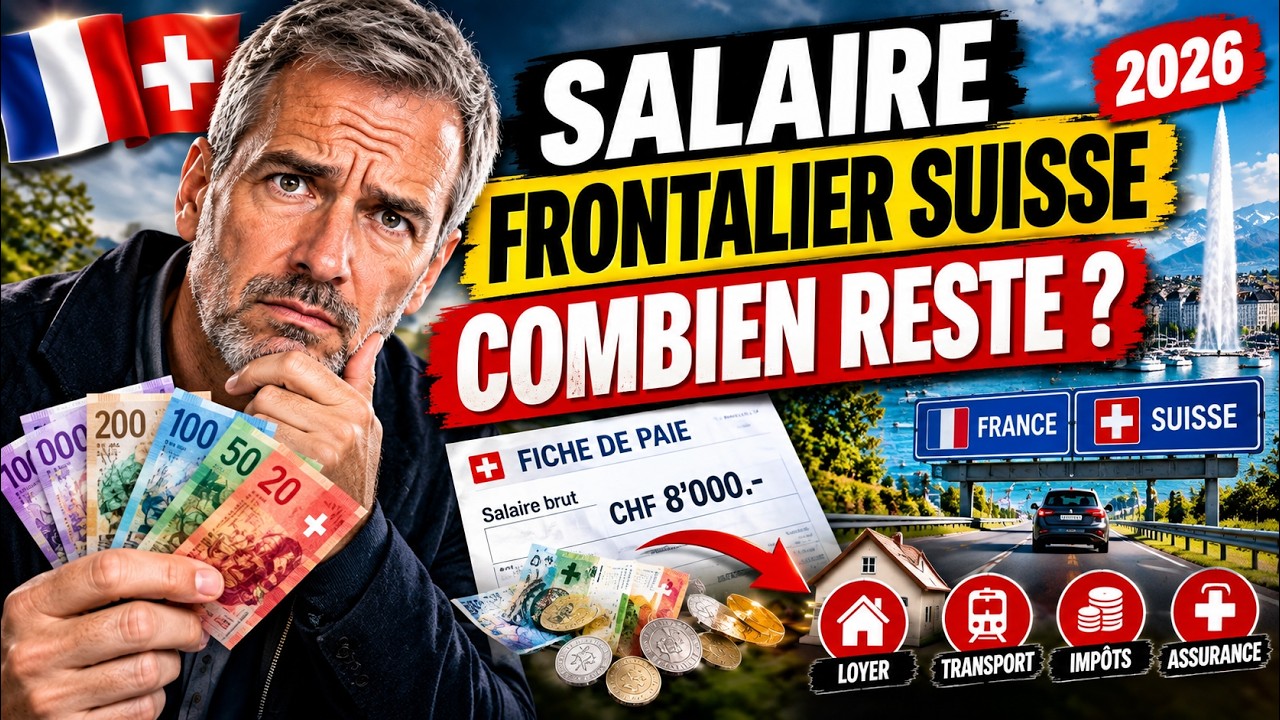 🇨🇭🇫🇷 Frontalier France-Suisse 2026 : Combien Gagne-t-on VRAIMENT Après Impôts, Loyer et Trajet