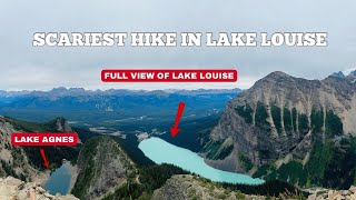 Hiking Devil's Thumb Lake Louise, Banff National Park