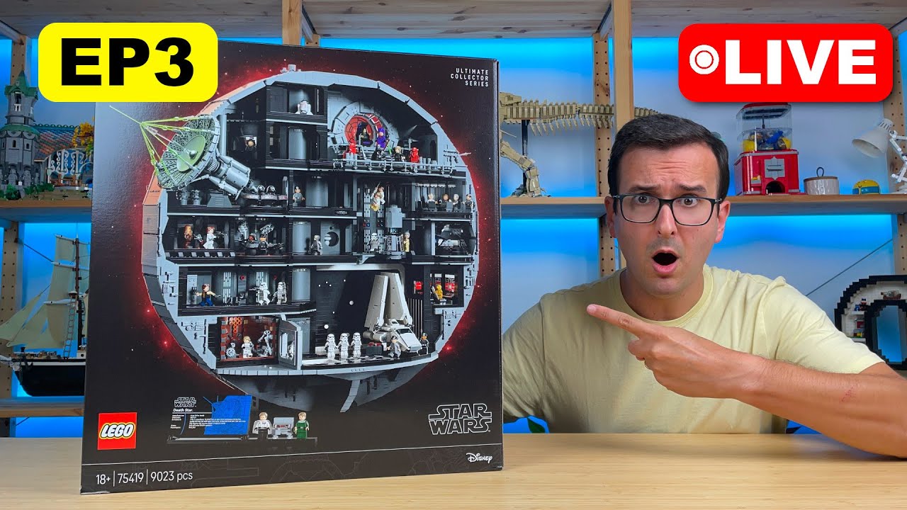 SPEED Building the $1000 LEGO Death Star (PART 3)