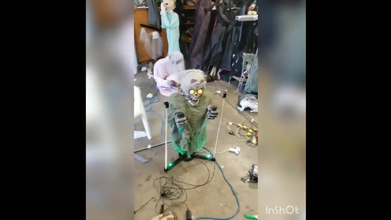 More Halloween Animatronics Testing & Repairs - YouTube