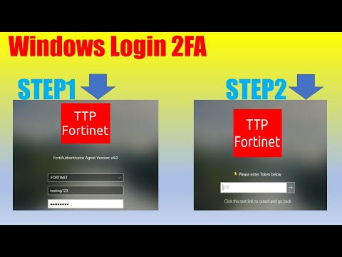 Windows Login with 2FA - FortiAuthenticator