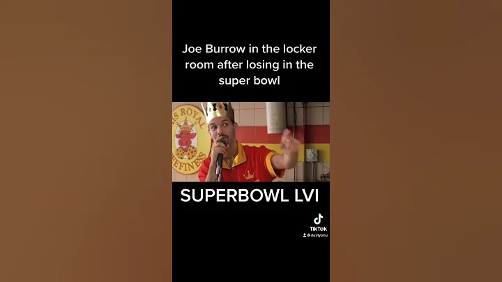 Joe burrow in the locker room after losing the Sup...