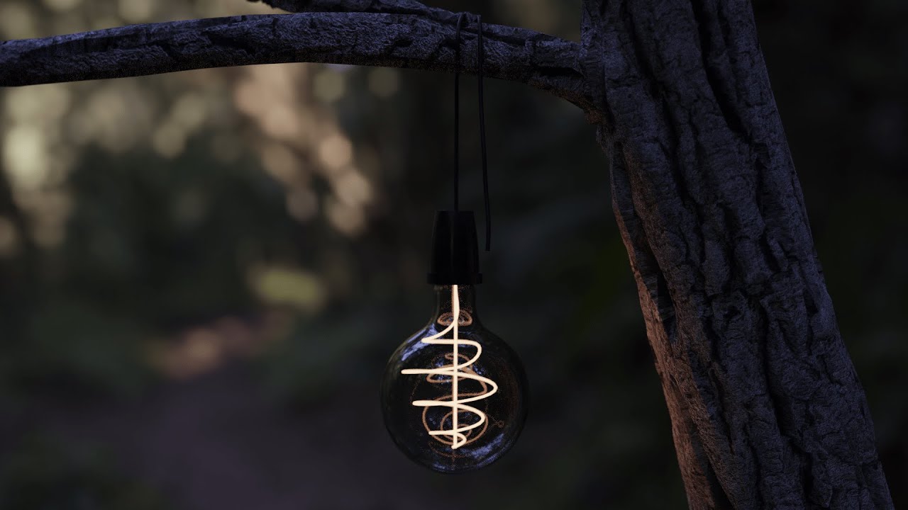 Light-Bulb In Blender 2.83 | Time-Lapse