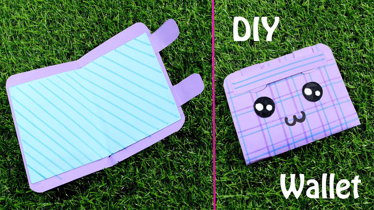 DIY Kawaii Paper Wallet | How to Make Wallet From Paper | Handmade ...