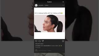 Celebrity Kim k does her own makeup 😱 Wealth