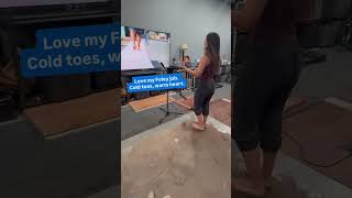 Love my Foley job. Cold toes, warm heart 🤍