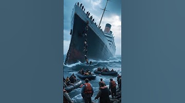 The sinking of the Titanic #ai #titanic #nouka #shorts #shortsfeed #viralvideo #aianimation