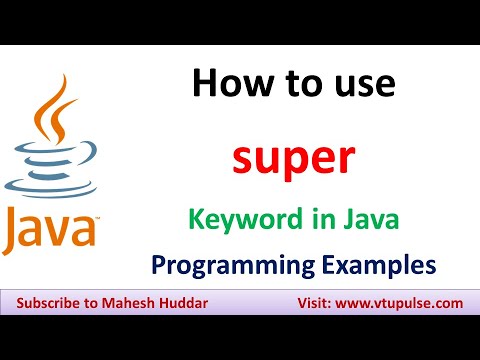 Video: Quali sono gli usi della parola chiave super in Java?