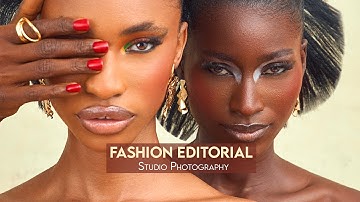 Shooting a Fashion Editorial • STUDIO PHOTOGRAPHY Behind The Scenes & Lighting Breakdown