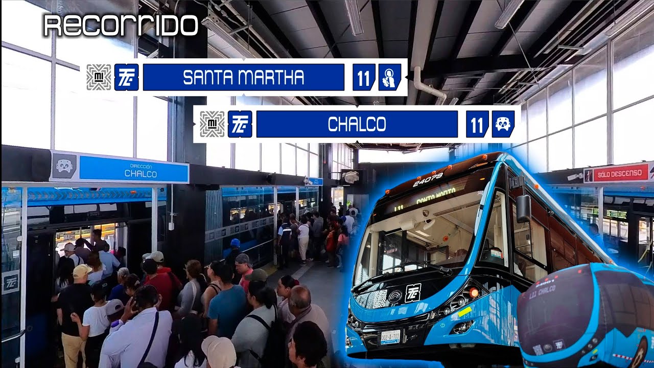 Inauguración Trolebús Chalco Santa Martha recorrido completo