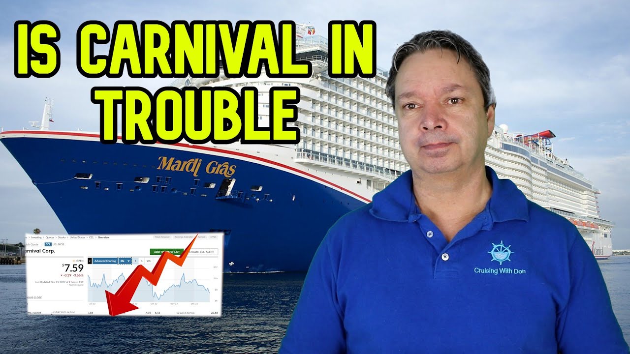 CRUISE NEWS - IS CARNIVAL CRUISE LINE IN TROUBLE