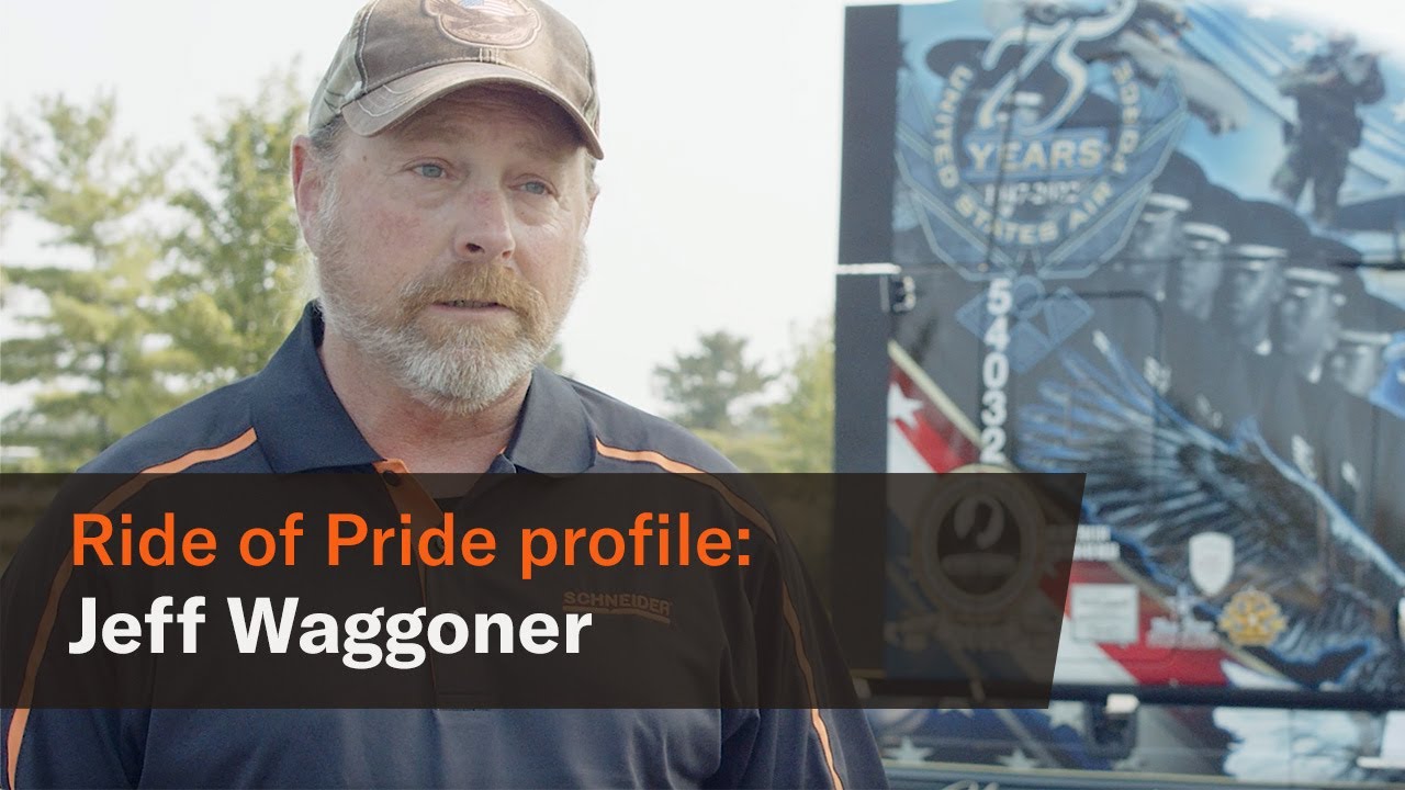 Meet Schneider's 2022 Ride of Pride driver, Jeff Waggoner. Jeff