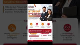 Internship Opportunity 2026 | Internship Program for Fresh Graduates