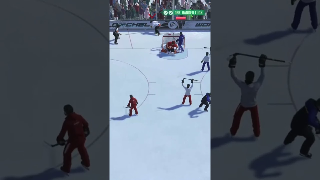 1 handed tuck 🏒🔥 