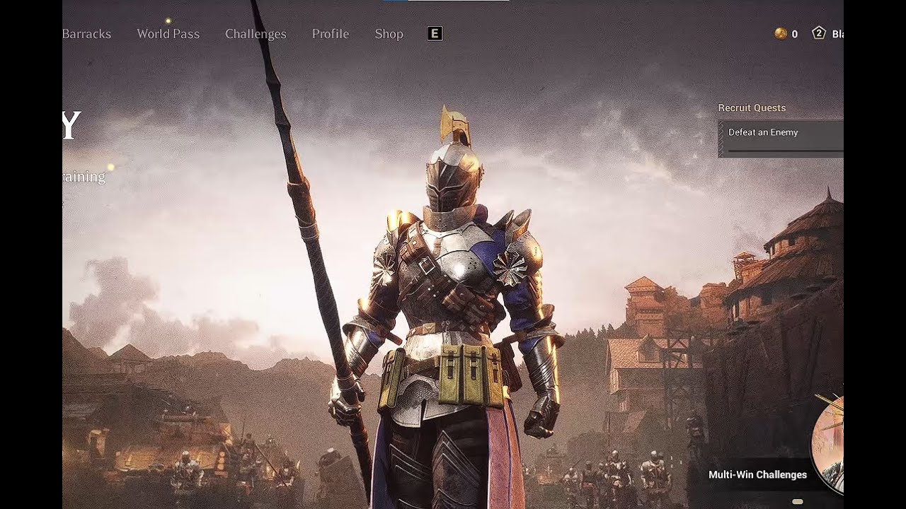 Warhaven Demo Spear gameplay test against bot