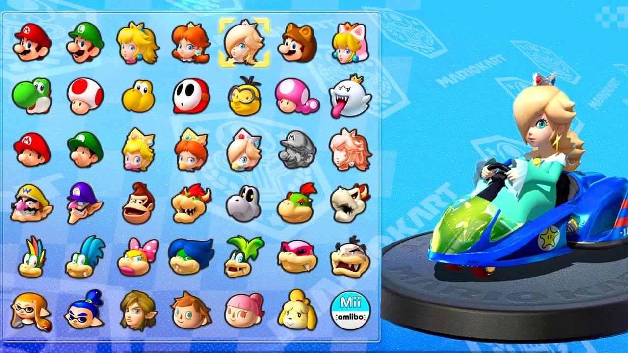 Mario Kart 8 Deluxe Rosalina Gameplay 200cc (NEW DLC Tracks!) YouTube