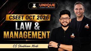 CSEET FREE | MANAGEMENT CHAP 8  LEC 12  | BUSINESS LAWS AND MANAGEMENT | OCT 2026