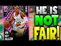 CRAZY NEW PINK DIAMOND RAY ALLEN! HOW IS THIS  NOT CHEATING!? NBA 2K20 MYTEAM