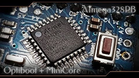 miniCore e Optiboot - Atmega328PB na IDE do Arduino