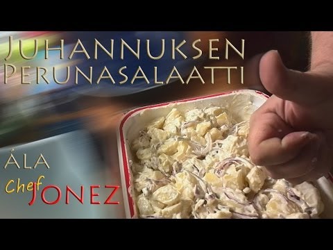Lihapulla-perunasalaatti. 