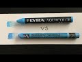 Caran d'Ache Neocolor II vs. Lyra Aquacolor - water soluble crayon comparison