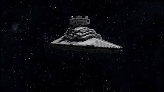 Star Destroyer exits Hyperspace