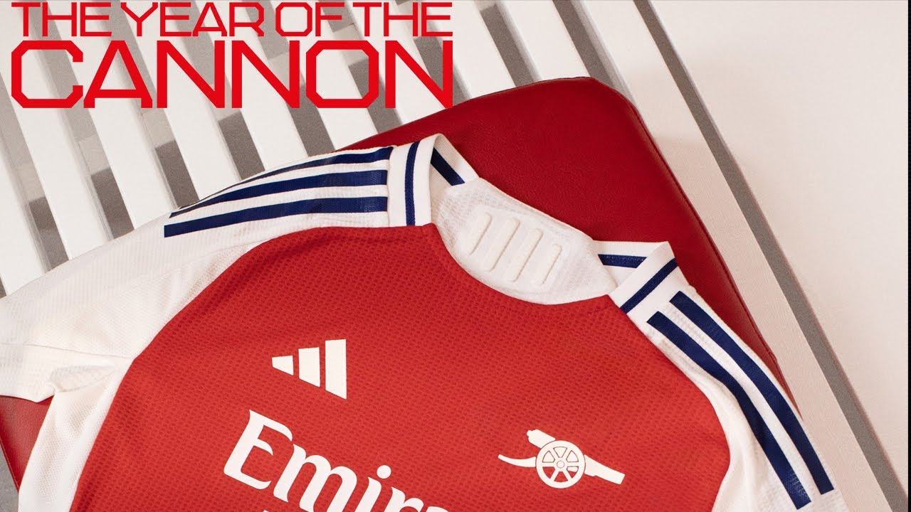 Arsenal 24/25 Adidas Home Football Shirt Advert - YouTube