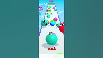 How to play Ball Run 2048 level 465 #ballrun #5minutestech #level465