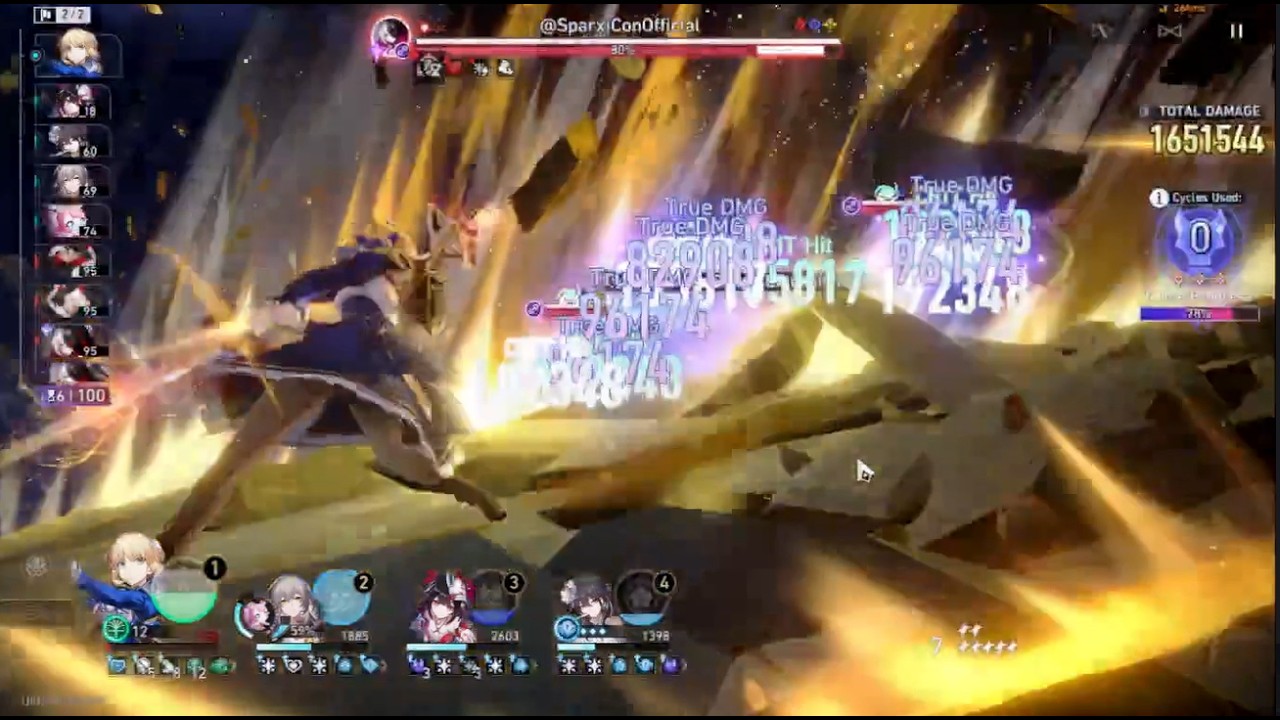 HSR AA 4.0 | SparxiConOfficial - E6 Saber (0 Cycle)