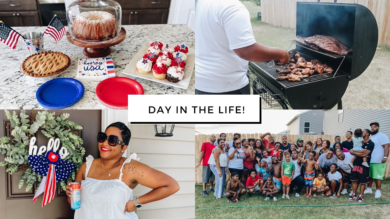 Fourth of July BBQ 🇺🇸 Cleaning, Decorating, Fireworks, & More!