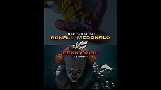 Pennywise Vs Ronald Mcdonald | #vs #edit #shorts #vsbattle #popular #fypシ