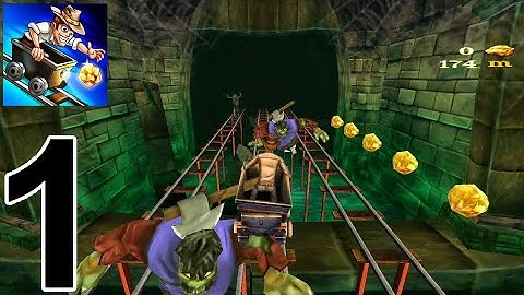 Rail Rush - Gameplay walkthrough part 1 - Tutorial -(IOS,Android)