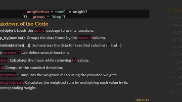 How to Calculate a Weighted Sum in R Using dplyr and across()