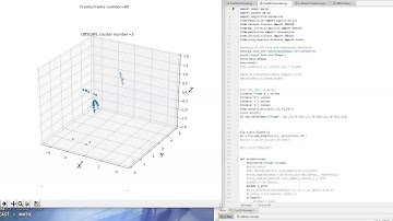 DBSCAN visualization on Python